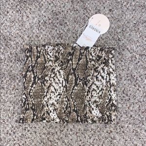 Wild Honey Snake skin Crop Top